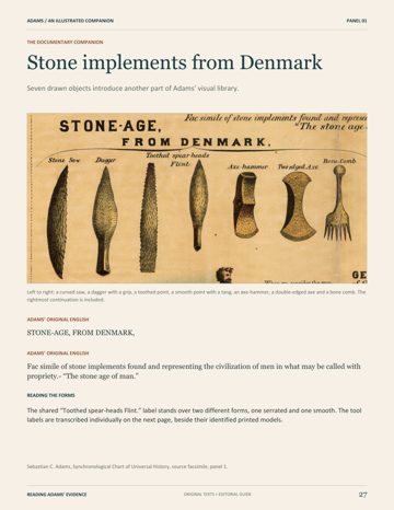 Page 30: Stone implements from Denmark