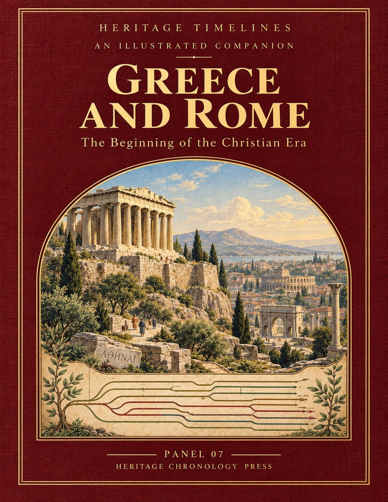 Cover of panel 7: Greece and Rome
